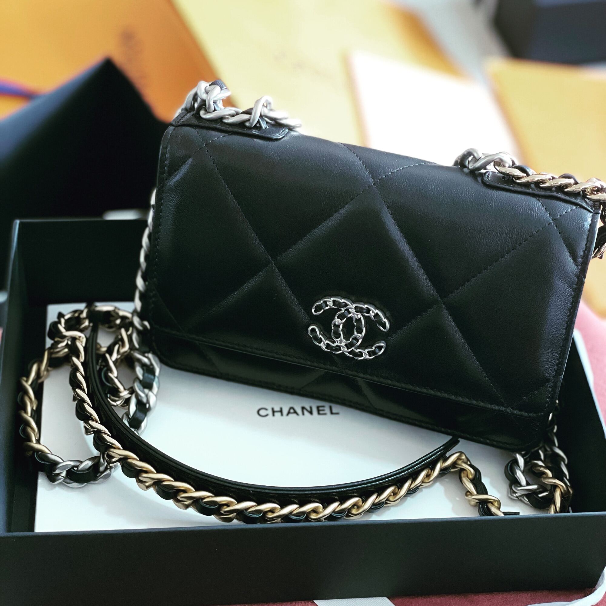 Chanel 19 Wallet on chain