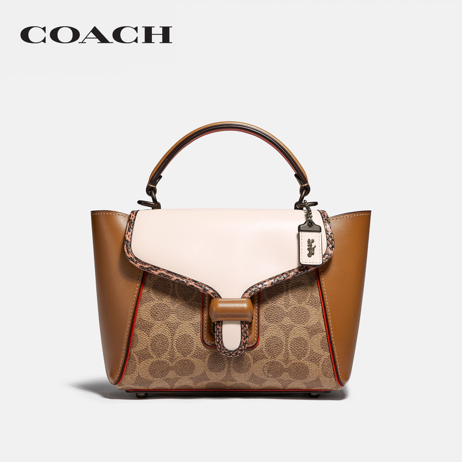 COACH WOMENS COURIER CARRYALL 23 BAG