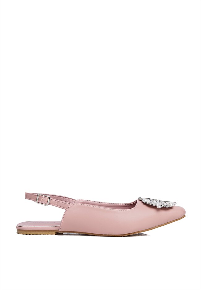 Milliot & Co. - Gillian Square Toe Ballerina Flats