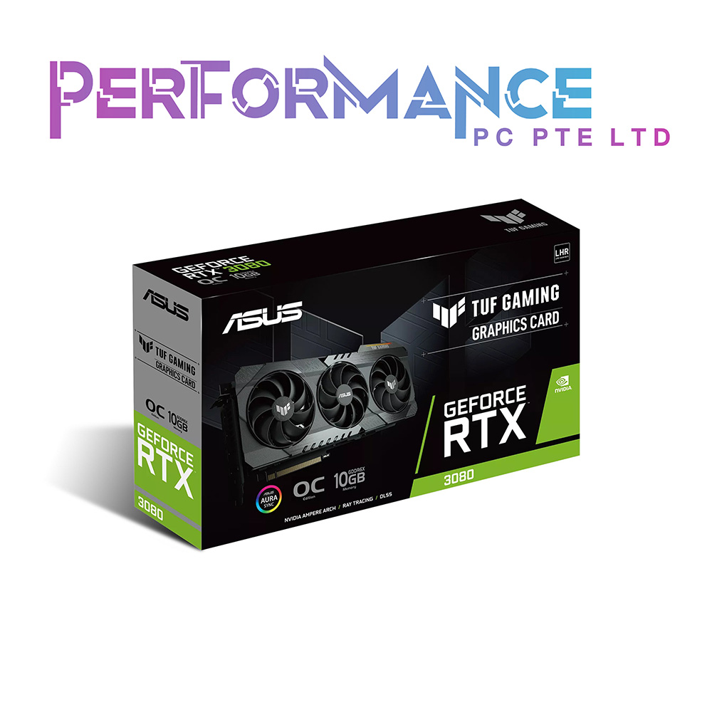 ASUS TUF Gaming GeForce RTX 3080 RTX3080 V2 OC/Non OC Edition 10GB GDDR6X with LHR (3 YEARS WARRANTY BY AVERTEK ENTERPRISES PTE LTD / BAN LEONG TECHNOLOGIES PTE LTD)